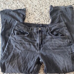 Super cute, baggy bootcut jeans!